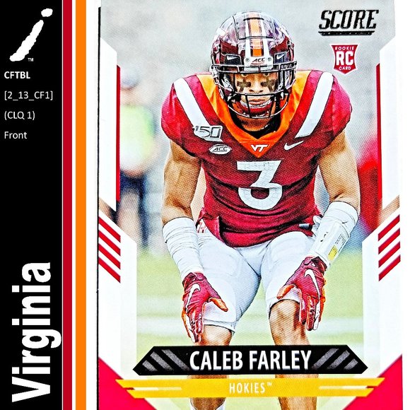 Virginia Tech Hokies (Caleb Farley) - CFTBL [2_13_CF1] - Picture 1 of 3